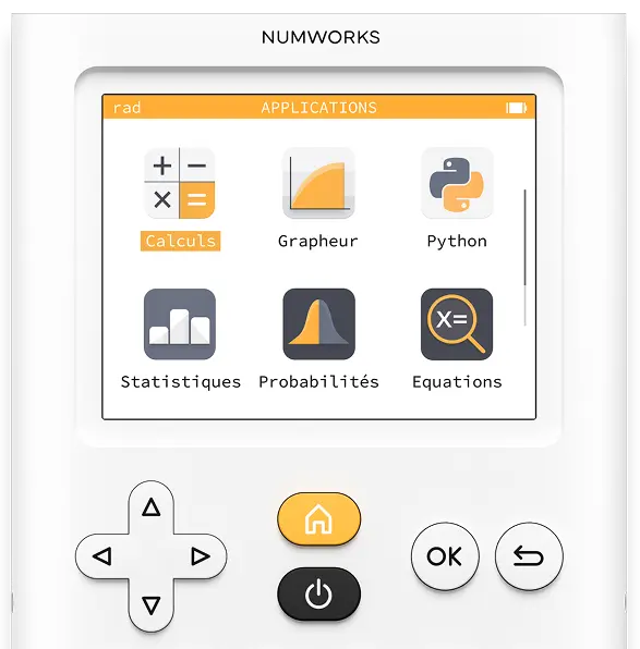 La calculatrice graphique NumWorks