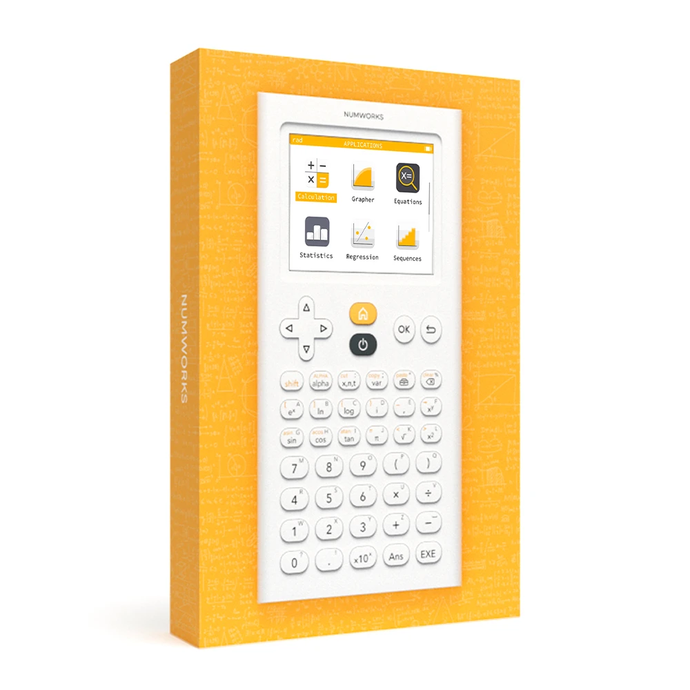 Le packaging de la calculatrice graphique
